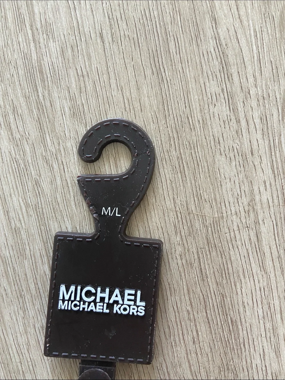 Michael Kors Silver Logo Chain Belt
